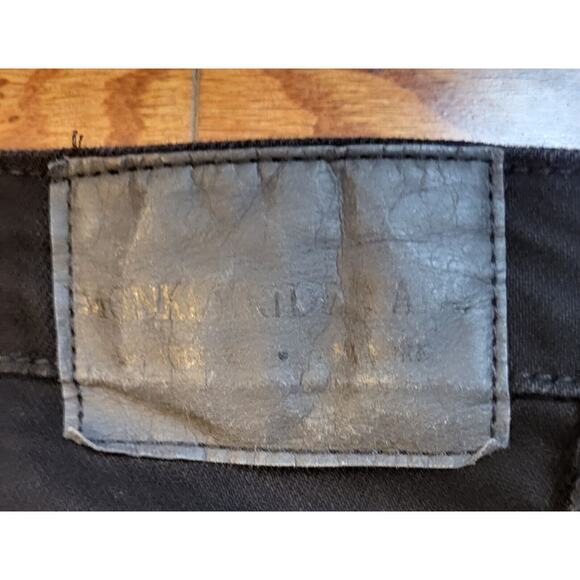 Monkey Ride Jeans Size Juniors Size 15/32 Ankle Straight Mid Rise Black Denim - Picture 13 of 16